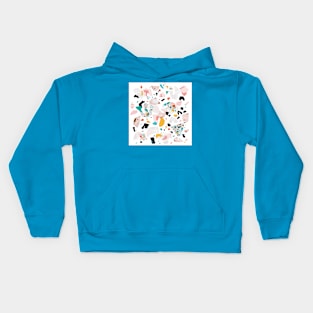 Mixed Mess I. / Collage, Terrazzo, Colorful Kids Hoodie